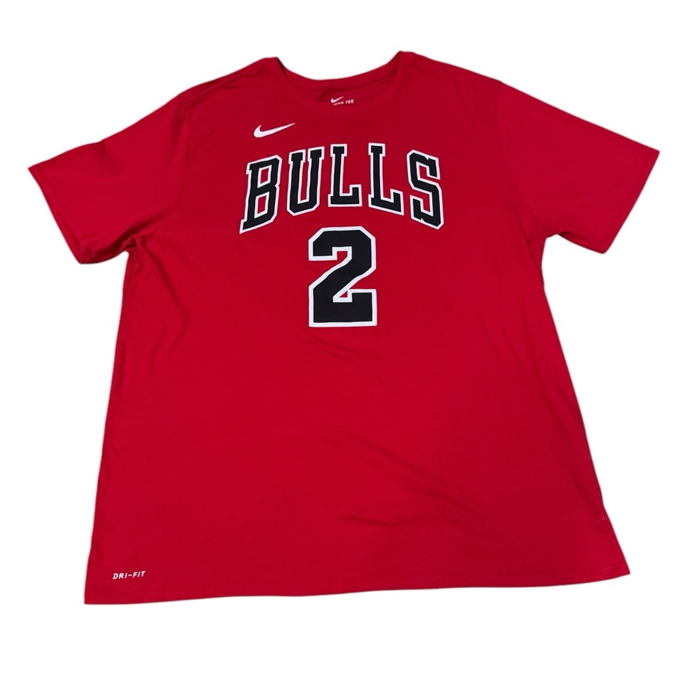 Nike Chicago Bulls Jabari Parker #2 Jersey Shirt Mens 2XL Red NBA Basketball